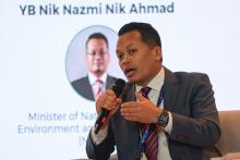 Malaysian Natural Resources, Environment and Climate Change (NRECC) Minister Nik Nazmi Nik Ahmad