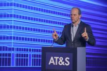 KULIM (Malaysia), 24 Jan -- AT&S Chief Executive Officer Andreas Gerstenmayer delivers his welcoming speech during the opening ceremony of AT&S Austria Technologie & Systemtechnik (Malaysia) Sdn Bhd in Kulim Hi-Technology Park (KHTP) here.  --fotoBERNAMA (2023) COPYRIGHT RESERVED