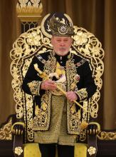 KUALA LUMPUR, July 20 -- His Majesty Sultan Ibrahim, the King of Malaysia, received the Keris of Government, symbolising the power and authority of the Constitutional Monarch during his Installation Ceremony as the 17th Yang di-Pertuan Agong at Istana Negara Saturday.  -- photoBERNAMA