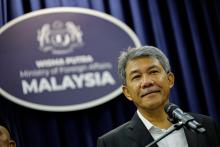 Malaysia's  Foreign Minister Mohamad Hasan