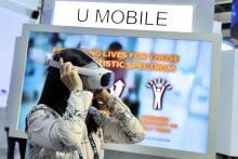 BARCELONA, March 6 -- Malaysian Deputy Communications Minister Teo Nie Ching during her visit to the Malaysia Pavilion after witnessing a Memorandum of Understanding (MoU) exchange ceremony at the Mobile World Congress 2025.  --fotoBERNAMA (2025) COPYRIGHT RESERVED