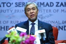 Malaysian  Deputy Prime Minister Dr Ahmad Zahid Hamidi.