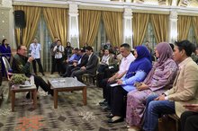 Anwar during a briefing session related to the ASEAN Summit 2025 with editors-in-chief of local and international media at the Seri Perdana Complex here.