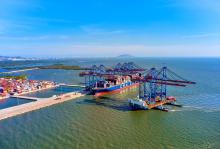 Gemalink - Vietnam’s deepest and largest port to date. (Photo VNA)