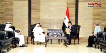 Syrian-Emirati talks to develop bilateral relations in the health sector