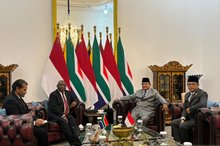 Indonesian President Prabowo Subianto received a state visit from South African President Matamela Cyril Ramaphosa in Jakarta, Wednesday (Oct 22, 2025).