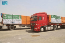 KSrelief Dispatches 21 Aid Trucks Following Flashfloods in Sudan