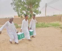 KSrelief Distributes 920 Food Baskets in Sudan