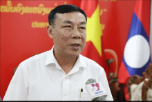 Permanent Vice Chairman of the Laos-Vietnam Cooperation Committee Viengsavanh Vilayphone (Photo: VNA)