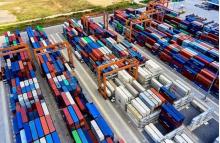 Containers stacked at an international port in Ba Ria-Vung Tau province (Photo: VNA)