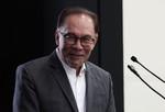 MELBOURNE, March 4 -- Prime Minister Datuk Seri Anwar Ibrahim delivers his speech during the launching of the Al-Taqwa Sports Complex today.  --fotoBERNAMA (2024) COPYRIGHT RESERVED