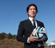 This Nov. 21, 2023, file photo shows Hong Myung-bo, named new head coach of the South Korean men's national football team. (Yonhap)