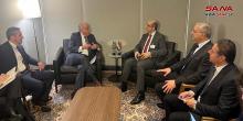 Sabbagh meets with Brazilian counterpart, ICRC president and UN Envoy_ New York 