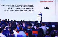 Prime Minister Pham Minh Chinh speaks at the opening ceremony of the Innovate Vietnam 2024 event on October 1. (Photo: VNA)