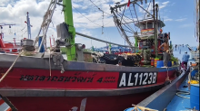 damaged fishing boat 