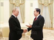 Top Vietnamese legislator meets Russian President in Moscow