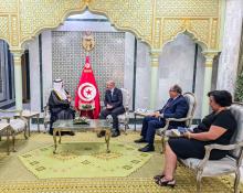 Tunisian Foreign Minister Meets with Saudi Ambassador