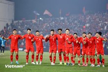 Vietnam's national football team climbs three places in FIFA rankings