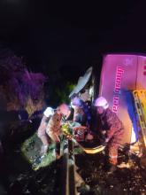 At least 15 people were killed in an accident involving a bus carrying students from Sultan Idris Education University (UPSI) and a multi-purpose vehicle (MPV) on the East–West Highway in Banun, Gerik, early Monday morning.