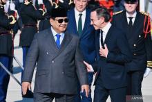 President Prabowo Subianto and French Interior Minister Bruno Retailleau