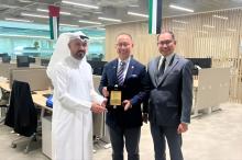 Deputy Speaker of the MPR RI Eddy Soeparno (center) discusses the potential for renewable energy investment with UAE-based renewable energy company Masdar Clean Energy in Abu Dhabi on Saturday (December 27, 2025).