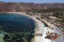 Kuta Mandalika Beach, Lombok Tengah District, Nusa Tenggara Barat Province, on December 3, 2019. (ANTARA FOTO/Harviyan Perdana Putra/nz)