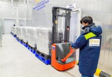 AstraZeneca vaccines at a preservation area (Photo: VNA)