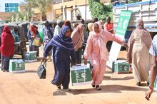 KSrelief Distributes 800 Food Baskets in Sudan