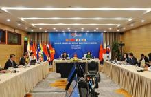 The ASEAN+3 Finance and Central Bank Deputies’ Meeting (AFCDM+3) is held via video conferencing on August 5 under the chair of Vietnam and Japan. (Photo: VNA)