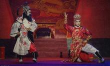 A scene in Song Lang (The Tap Box), a film on the 100-year history and development of cai luong (reformed opera), a genre of traditional theatre in the South (Photo courtesy of Vietnam Artist Agency)