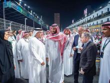 HRH Crown Prince Attends Formula 1 stc Saudi Arabian Grand Prix 2021