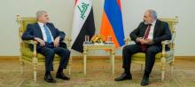 Armenian Prime Minister (right) and Iraqi President (left)