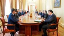 The joint meeting between the delegations of Iraq and Armenia