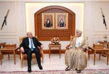 Deputy PM, Minister of Foreign Affairs Fuad Hussein, (left), Shihab bin Tariq Al Said, Deputy Prime Minister for Defense Affairs, in the Sultanate of Oman ( right)