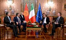 Talks held between President Zhaparov, Speaker of Italian Senate Ignazio La Russa