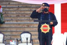 The National Police Chief Gen. Listyo Sigit Prabowo in Cikeas, Bogor District, West Java Province, Thursday (March 10, 2022). (ANTARA/HO-Divisi Humas Polri)