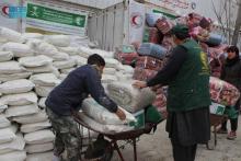 KSrelief Distributes 17 Tons of Food and Shelter Aid in Kabul, Afghanistan
