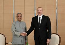 President Ilham Aliyev met with Chief Adviser to the Interim Government of Bangladesh