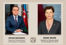 Azerbaijani, Latvian Foreign Ministers discuss regional security