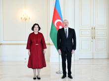 President Ilham Aliyev received credentials of incoming ambassador of China to Azerbaijan