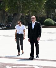 President Ilham Aliyev and First Lady Mehriban Aliyeva visited Ganja
