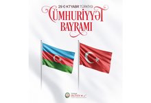 President Ilham Aliyev posted on social media for Türkiye’s national holiday