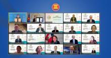 At the online conference between ASEAN and OECD officials (Photo: asean.org)