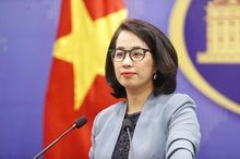 Vietnamese spokeswoman of the Ministry of Foreign Affairs Pham Thu Hang. (Photo: VNA)