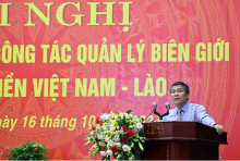 Standing Deputy Minister of Foreign Affairs Nguyen Minh Vu speaks at the conference. (Photo: VNA)