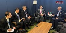 Minister Sabbagh discusses with several counterparts bilateral cooperation and Israeli escalation, New York 