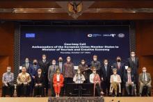 Sandiaga Uno and several European Union ambassadors