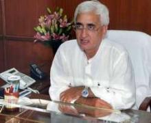 Salman Khurshid Takes Charge As External Affairs Minister   
