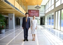 Leyla Aliyeva meets with students at Beijing Foreign Studies University