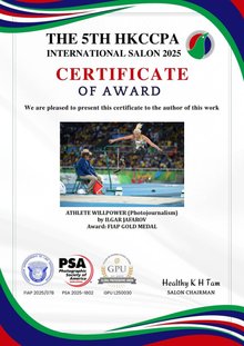 AZERTAC’s photo correspondent honored in international competitions